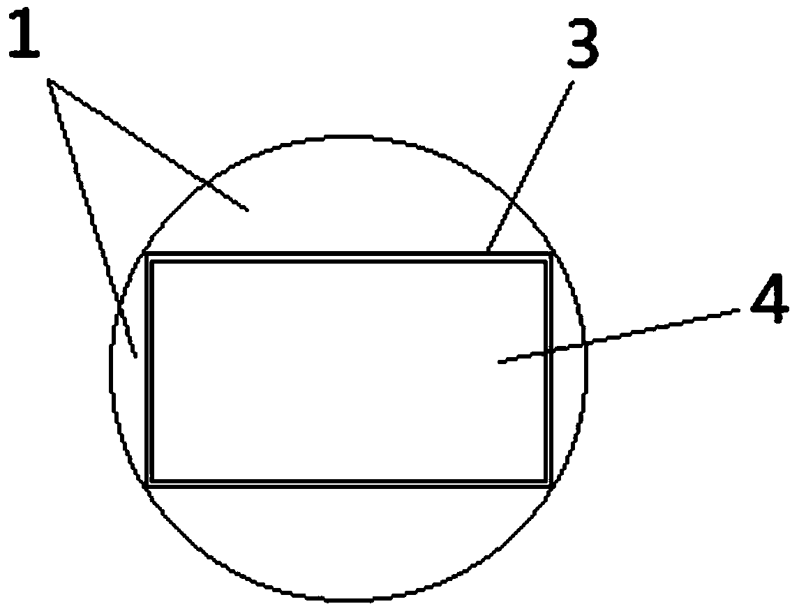 Brazing method for water-loaded isolating square ceramic sheets