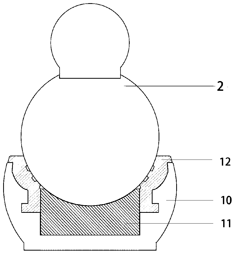 Separable magnetic positioning joint, rotating structure and mechanical device