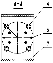 Blockage bridging removal machine for ore bin