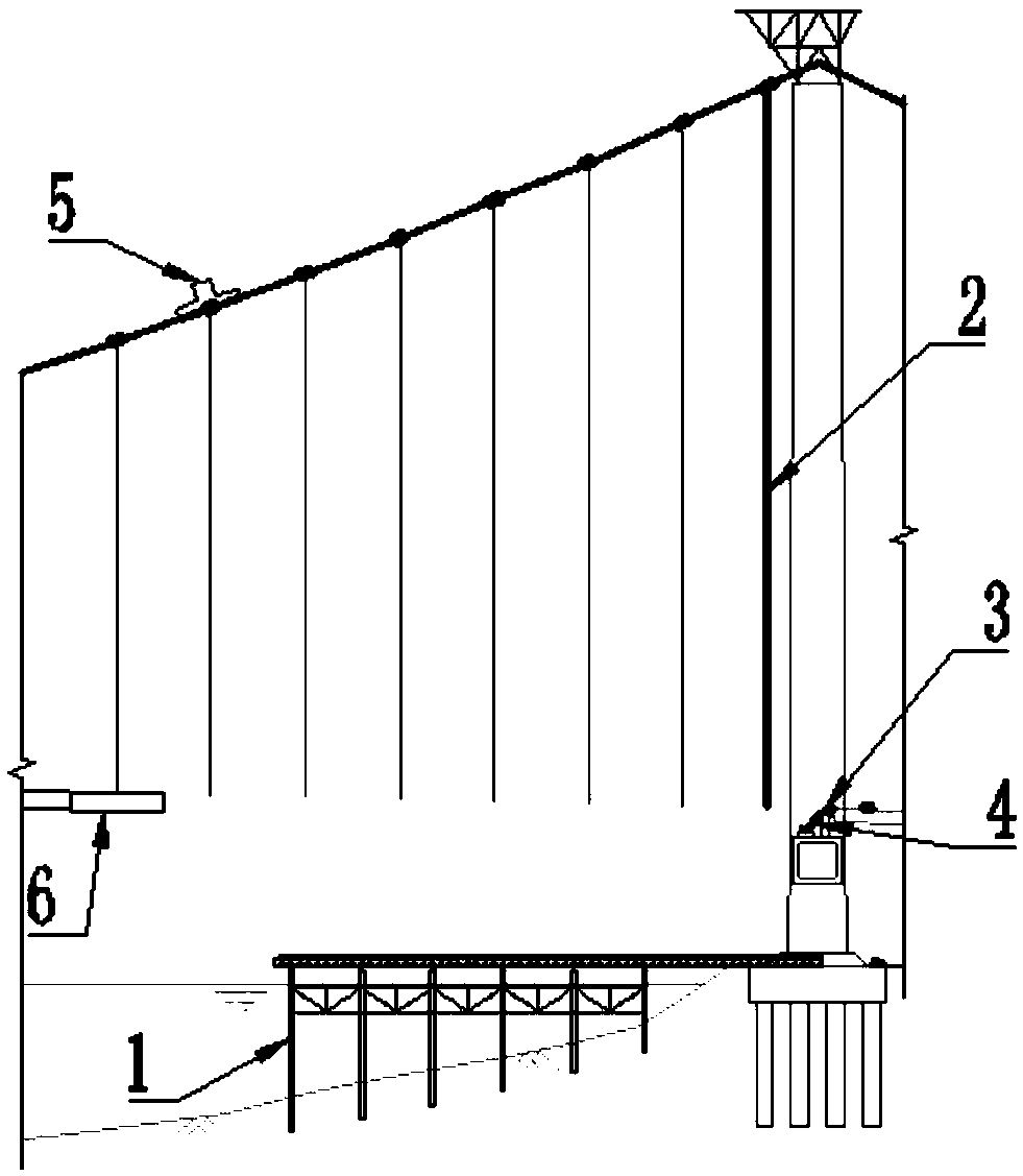 Suspension bridge main span suspension-cable-free beam section mounting method