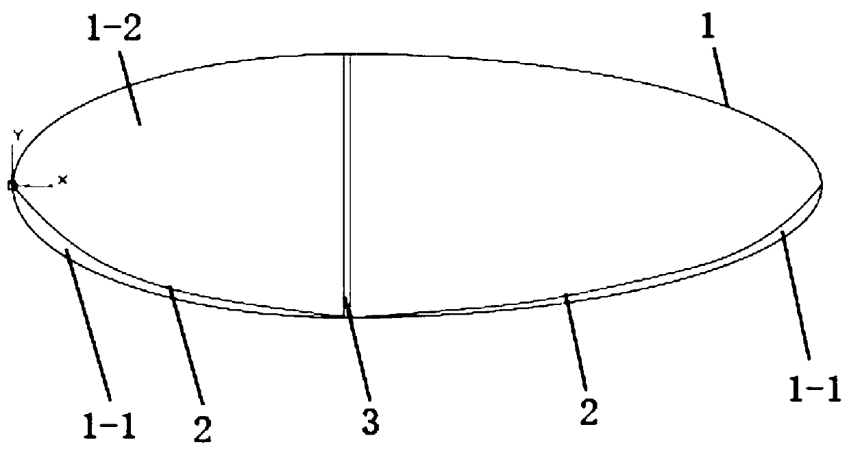 Airship structure design method based on air bag diaphragm and inflatable ring framework