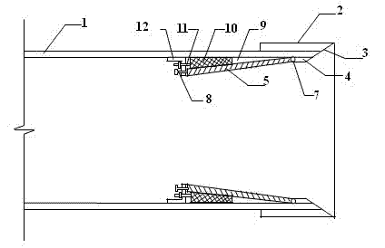 Pushing device of self-compaction reinforcing and anti-seepage pilot pipe and use method thereof
