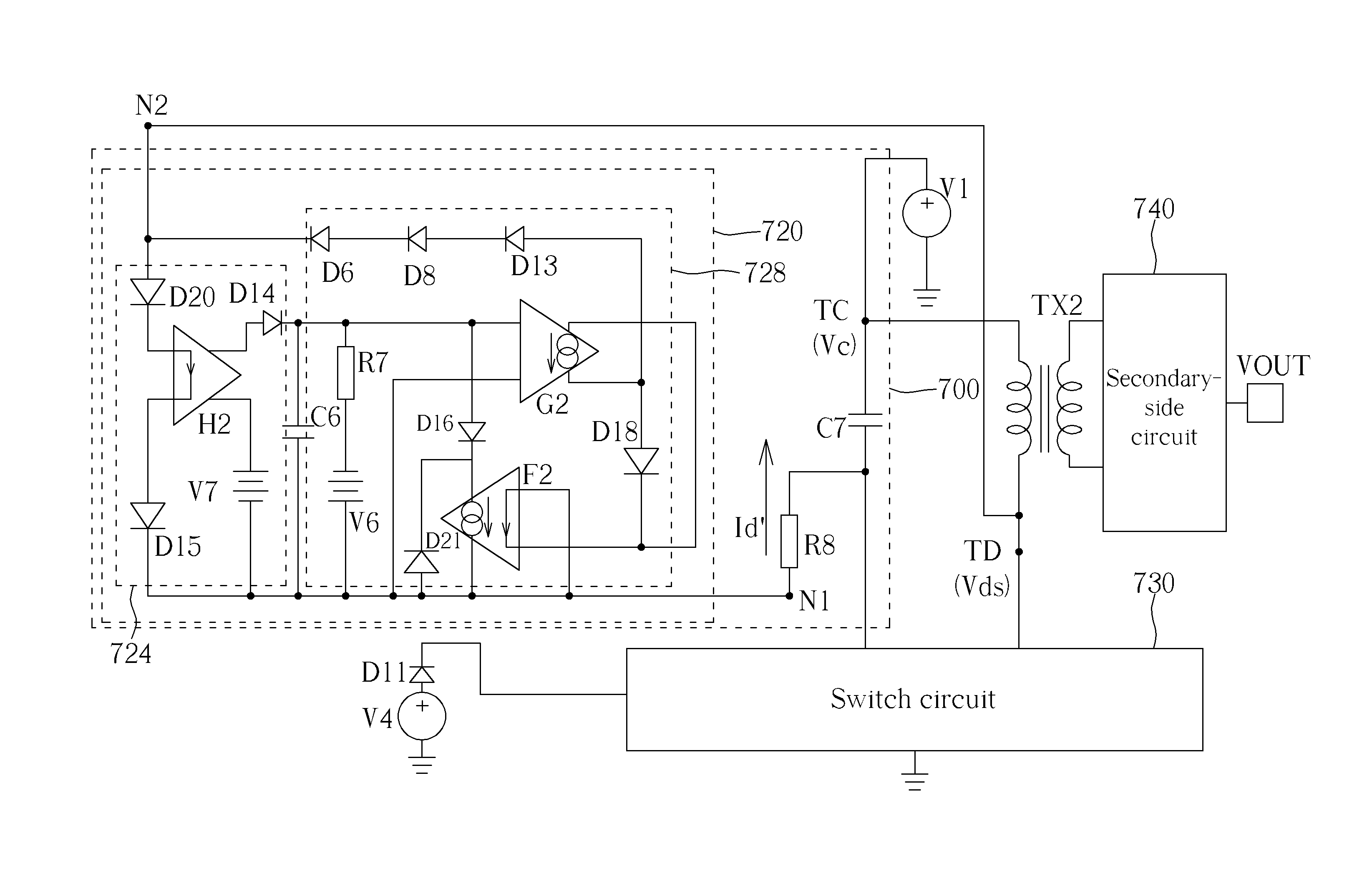 Snubber circuit and buffering method for snubber circuit