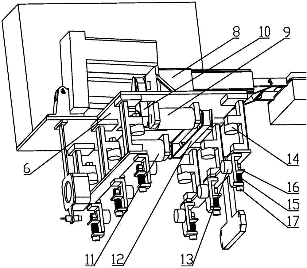 Automatic cloth transport apparatus and automatic cloth transport line