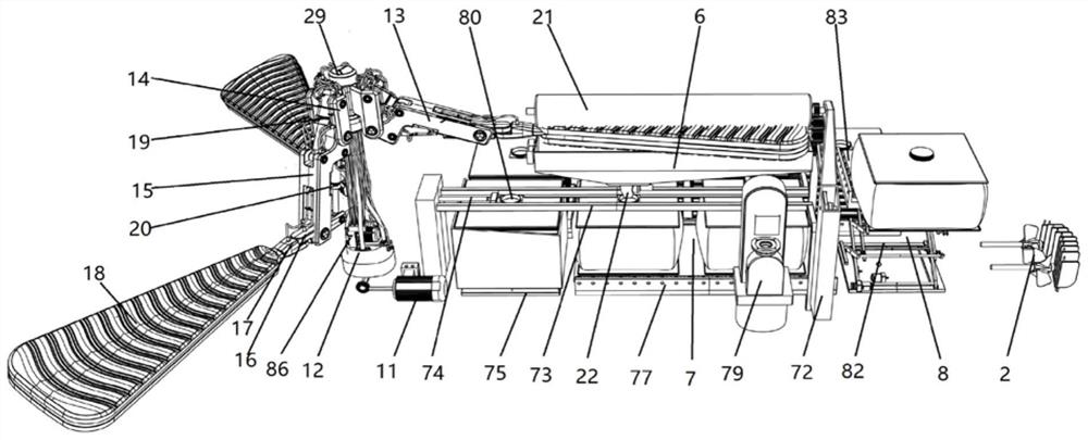 A marine oil spill recovery device