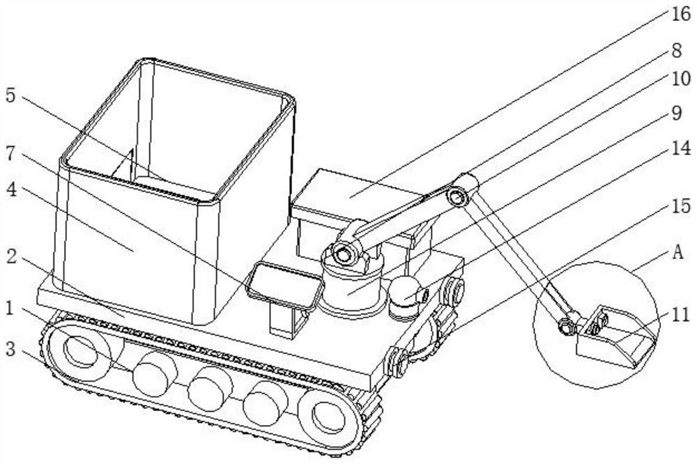 Movable automatic fruit picking device based on machine vision and method thereof