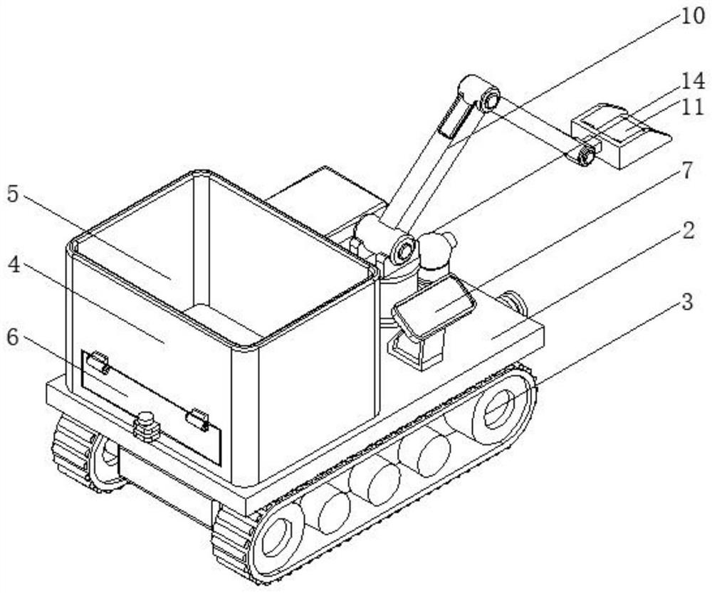 Movable automatic fruit picking device based on machine vision and method thereof