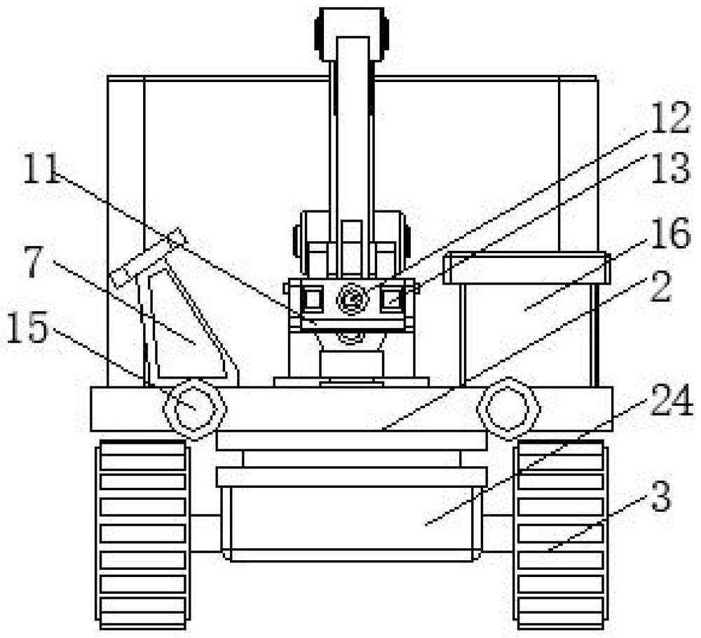 Movable automatic fruit picking device based on machine vision and method thereof