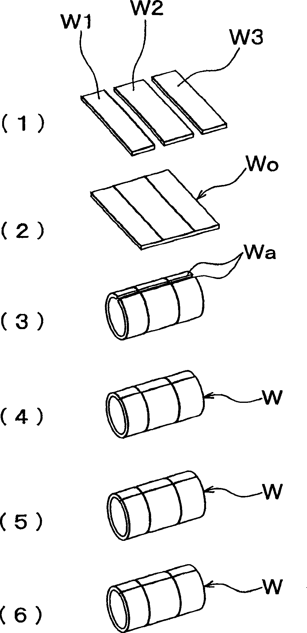 Hollow member ,manufacturing method, thereof, fluid distribution system using hollow member, and forming apparatus of hollow member