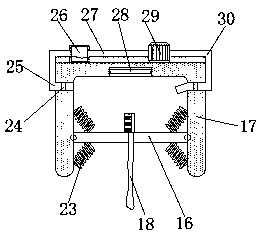 Toothpaste squeezing device with good safety performance