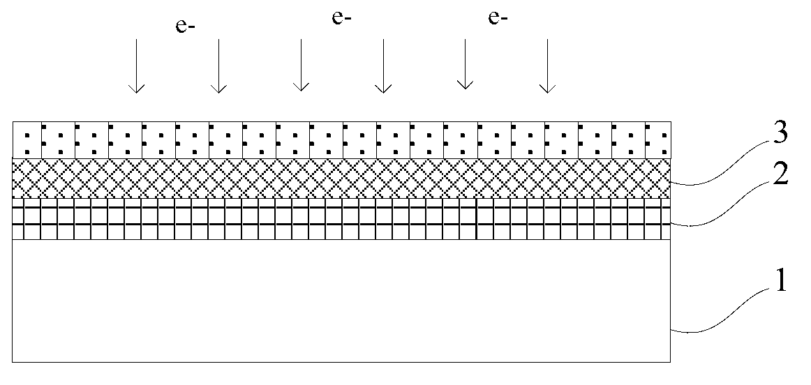 Electron beam exposure patterning method on insulating substrate
