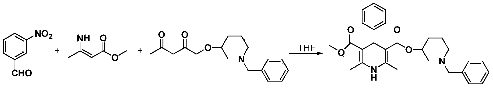 Preparation method of benidipine hydrochloride
