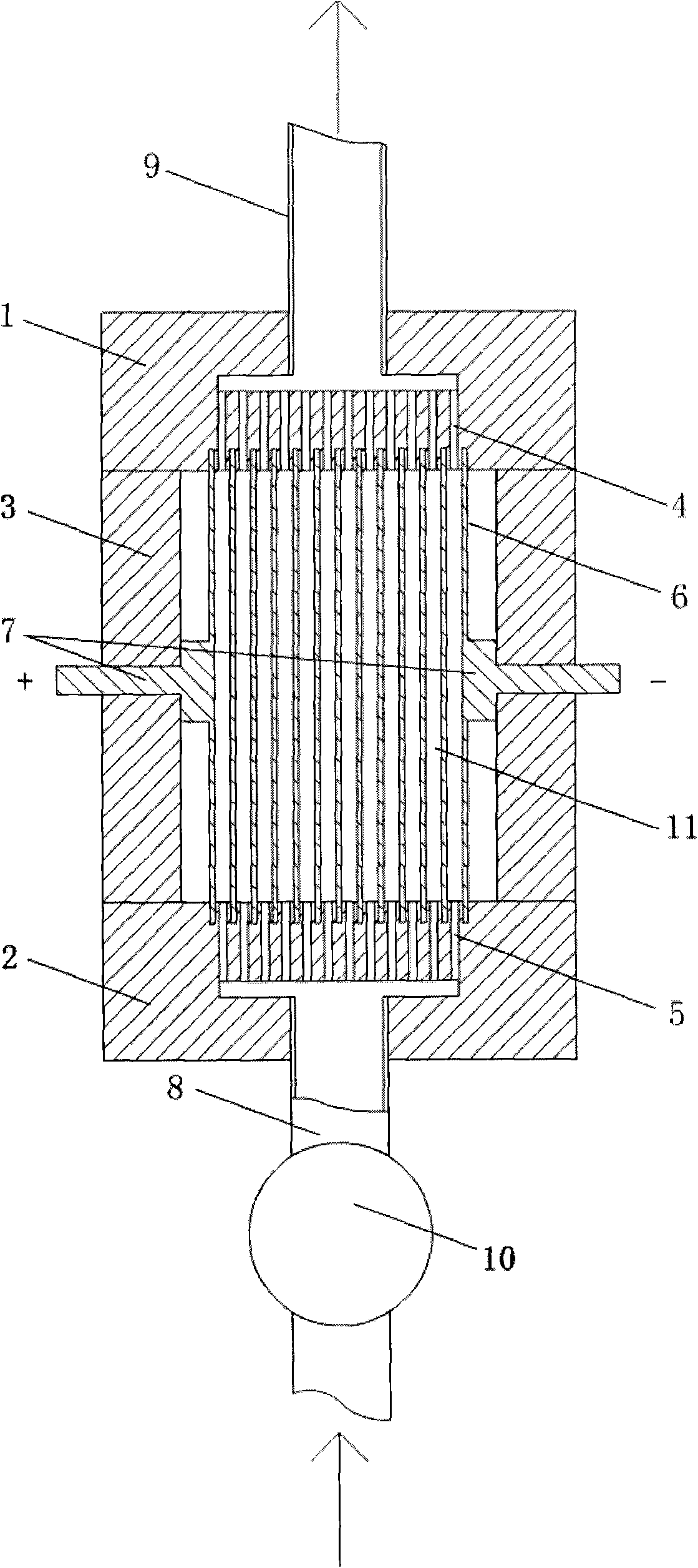 Oxyhydrogen electrolytic cell with high efficiency