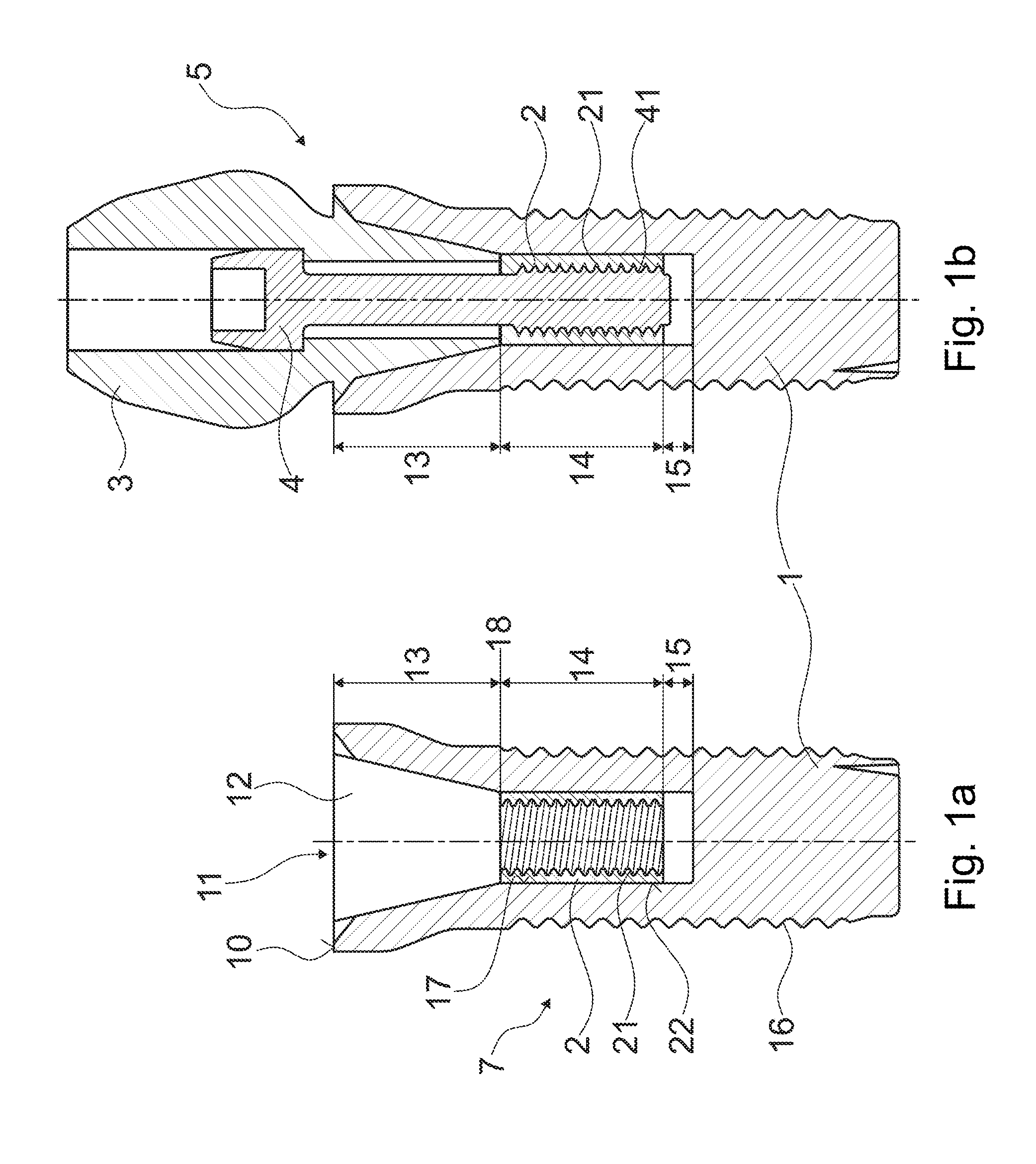 Dental implant system with ceramic implant