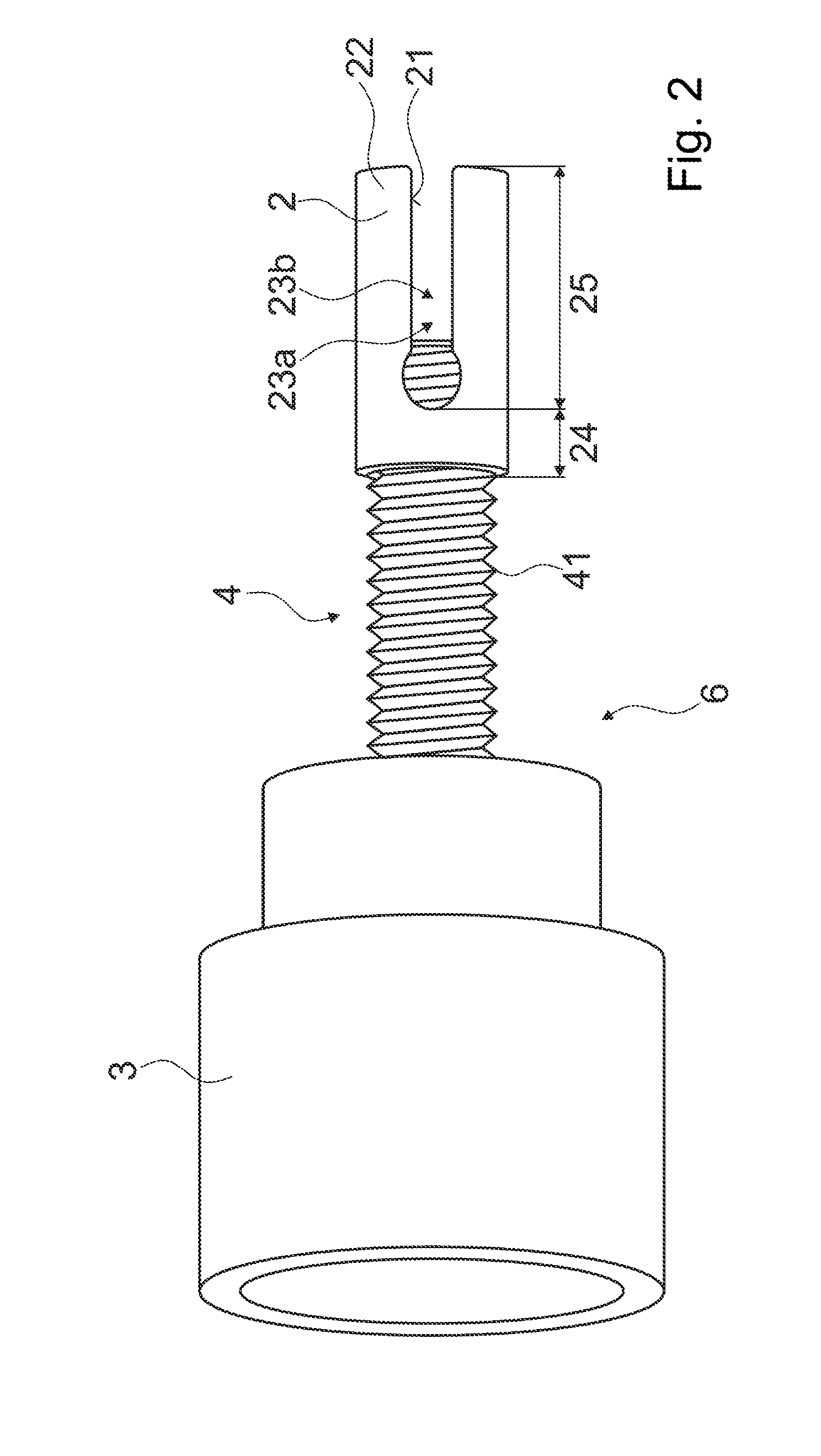 Dental implant system with ceramic implant