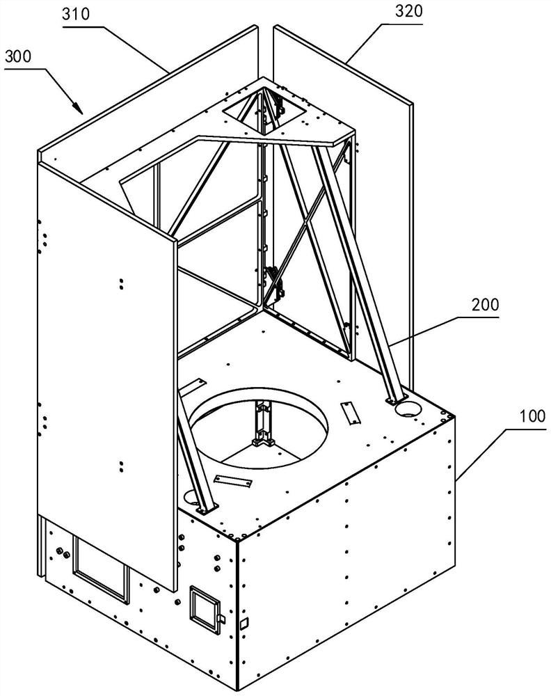 Box plate and frame combined type satellite configuration