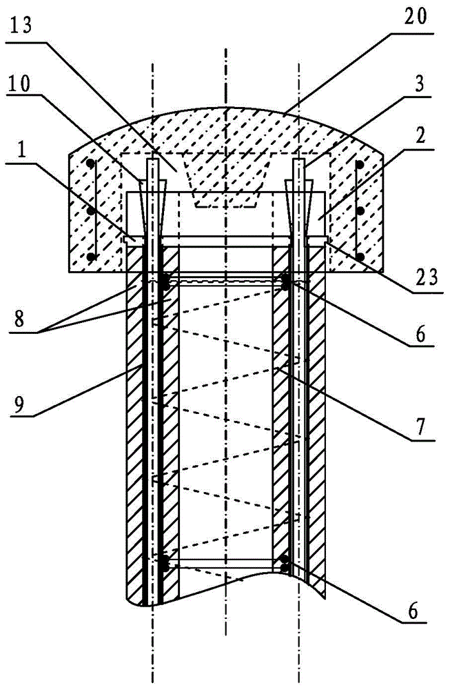 Production technology and pole of post-tensioned reinforced concrete pole with large bending moment and high strength