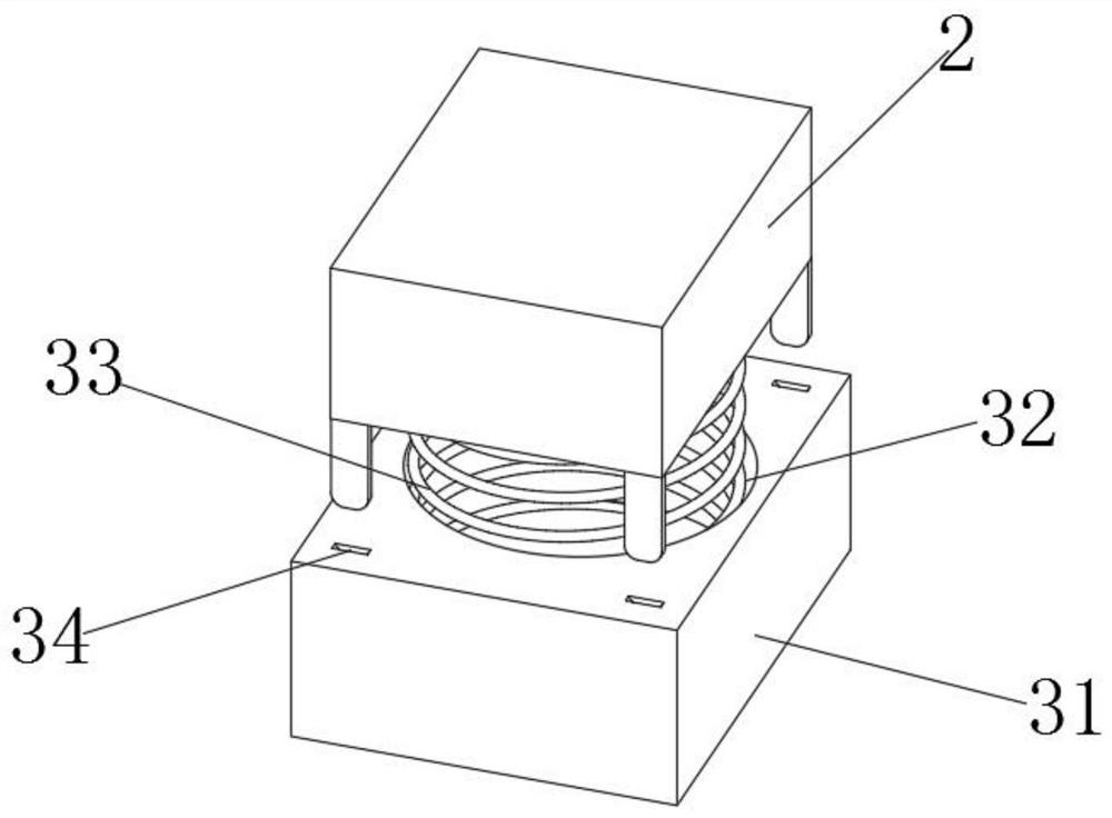 Portable energy storage battery pack placement base