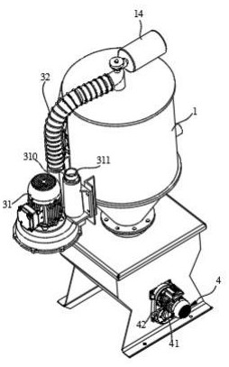 Vacuum feeder for polyethylene wax powder