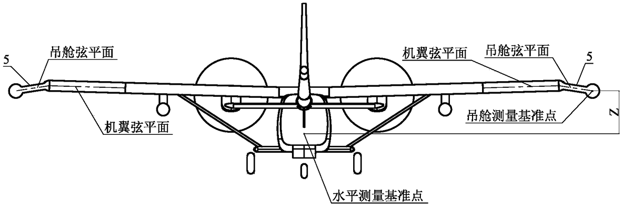 Method for mounting pod of wing-mounted geophysical exploration equipment