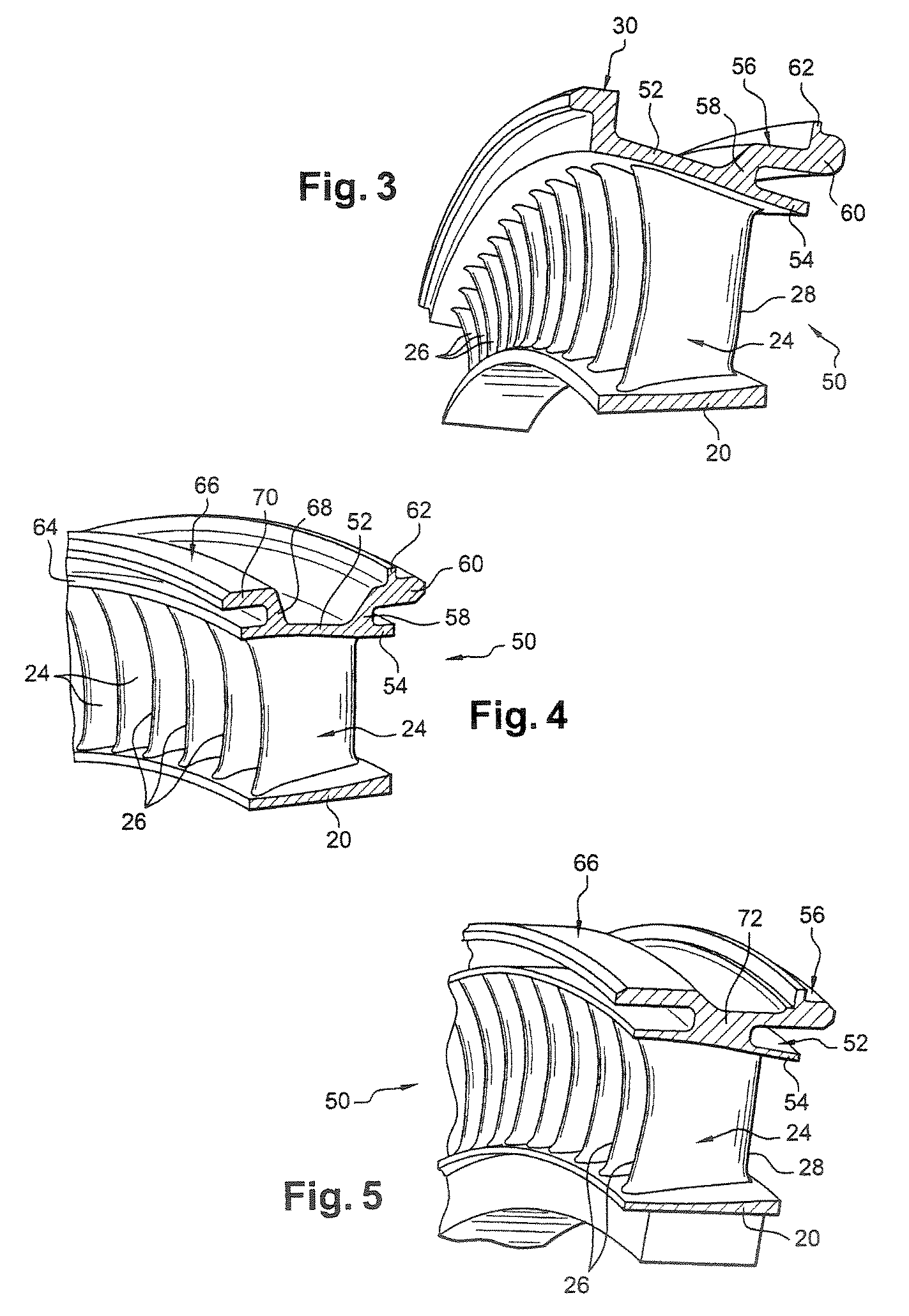 Assembly of sectorized fixed stators for a turbomachine compressor