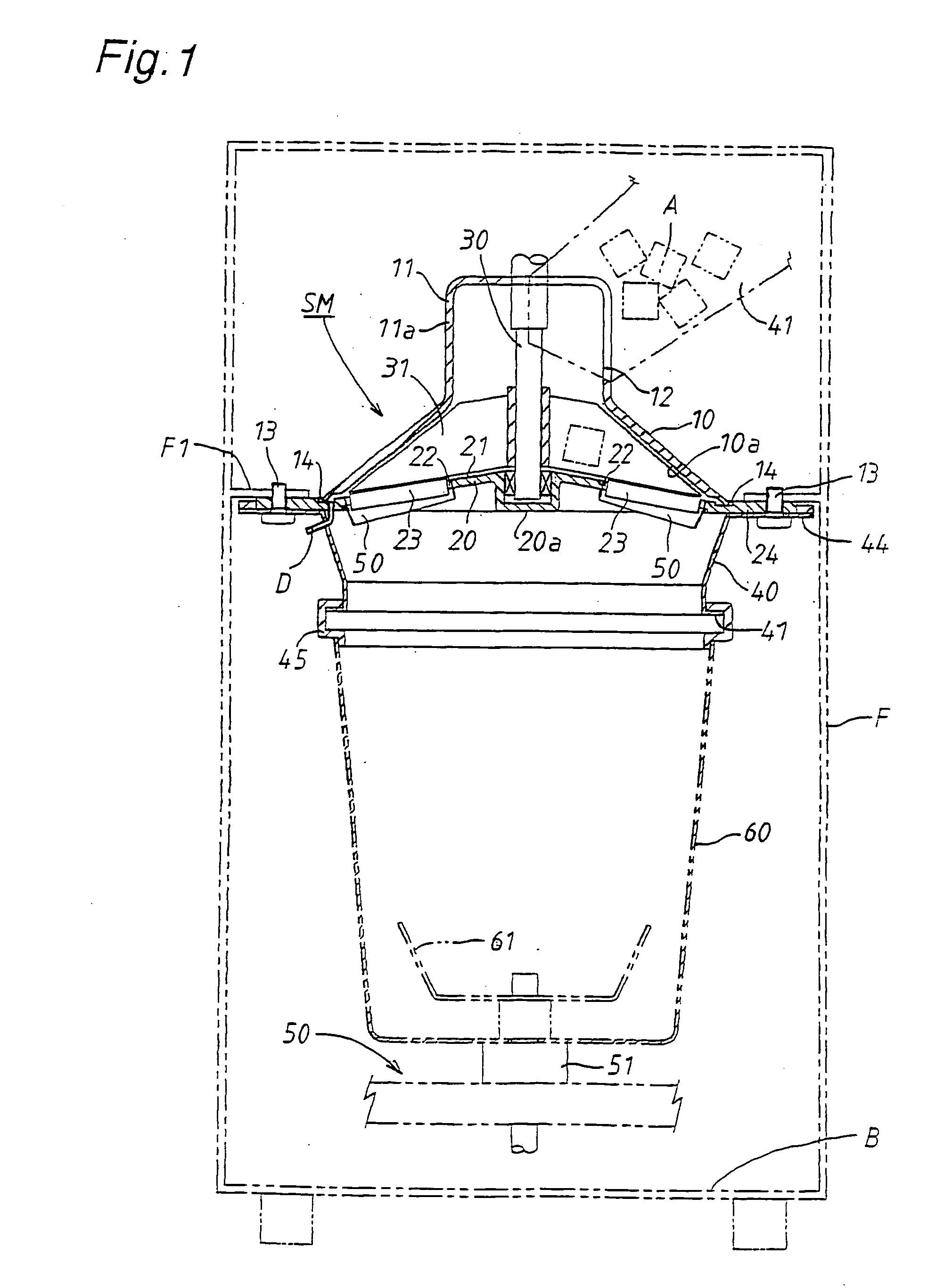 Frozen beverage blender