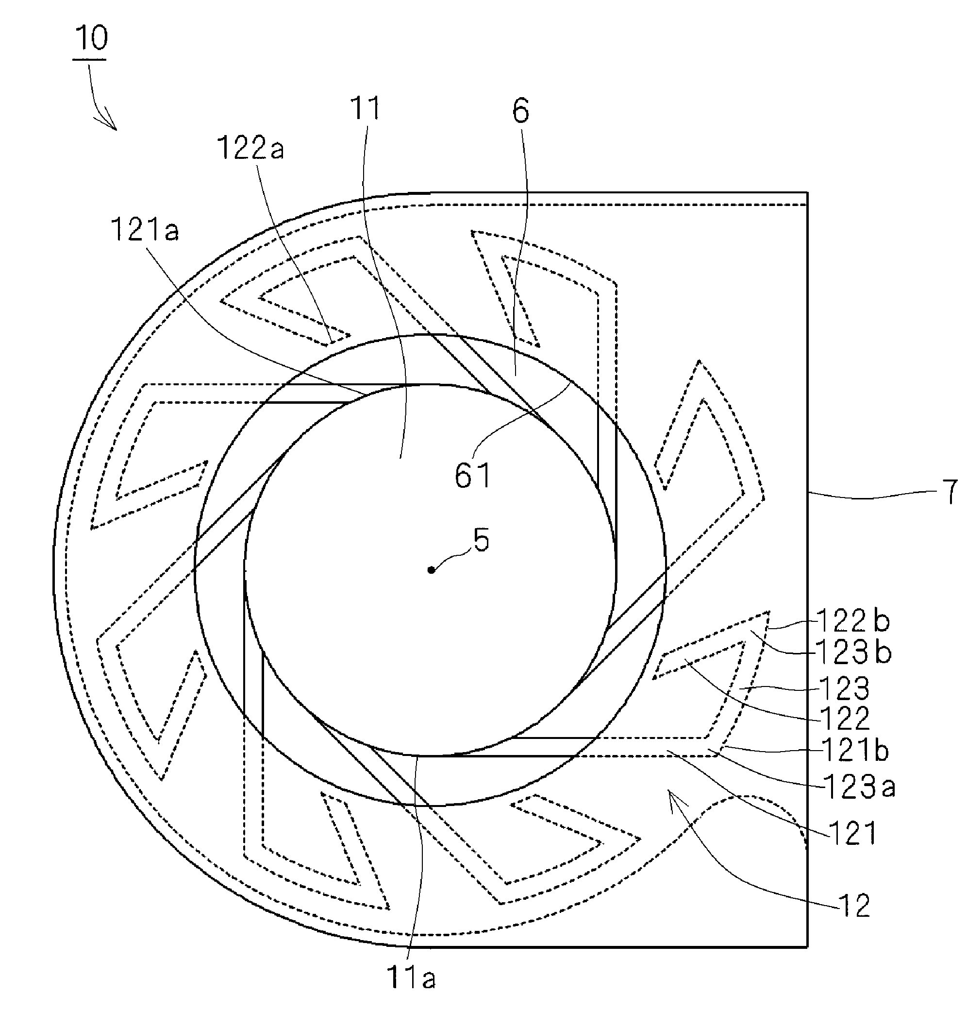 Impeller and centrifugal fan