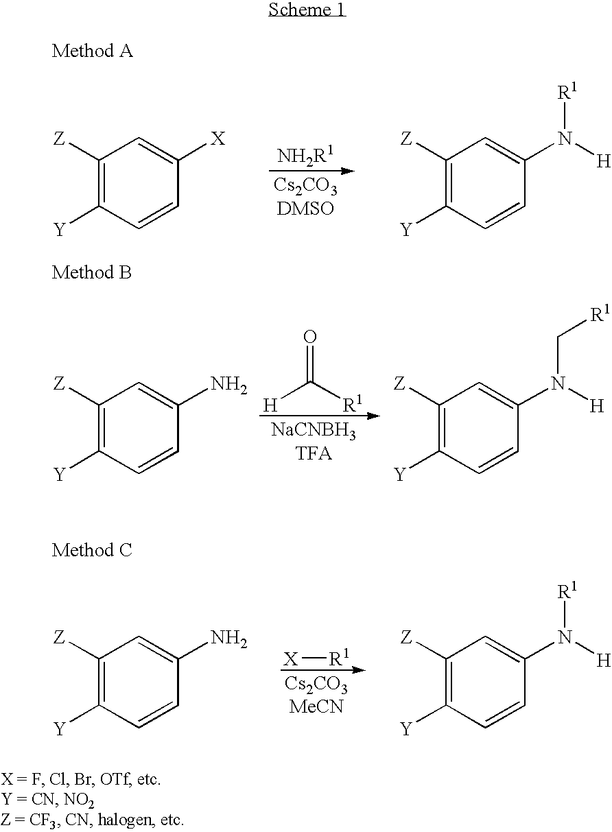 Aniline derivatives as selective androgen receptor modulators