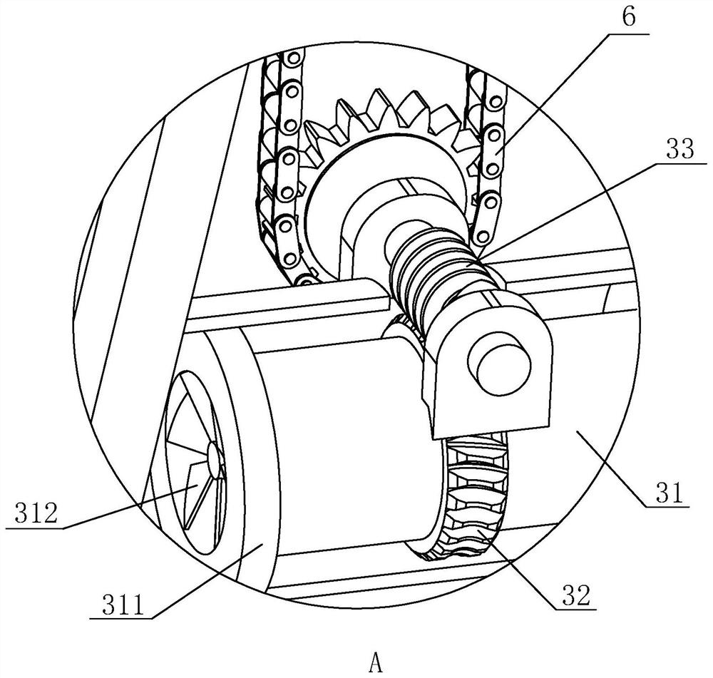 An anti-dust sprinkler device for sand and gravel piles