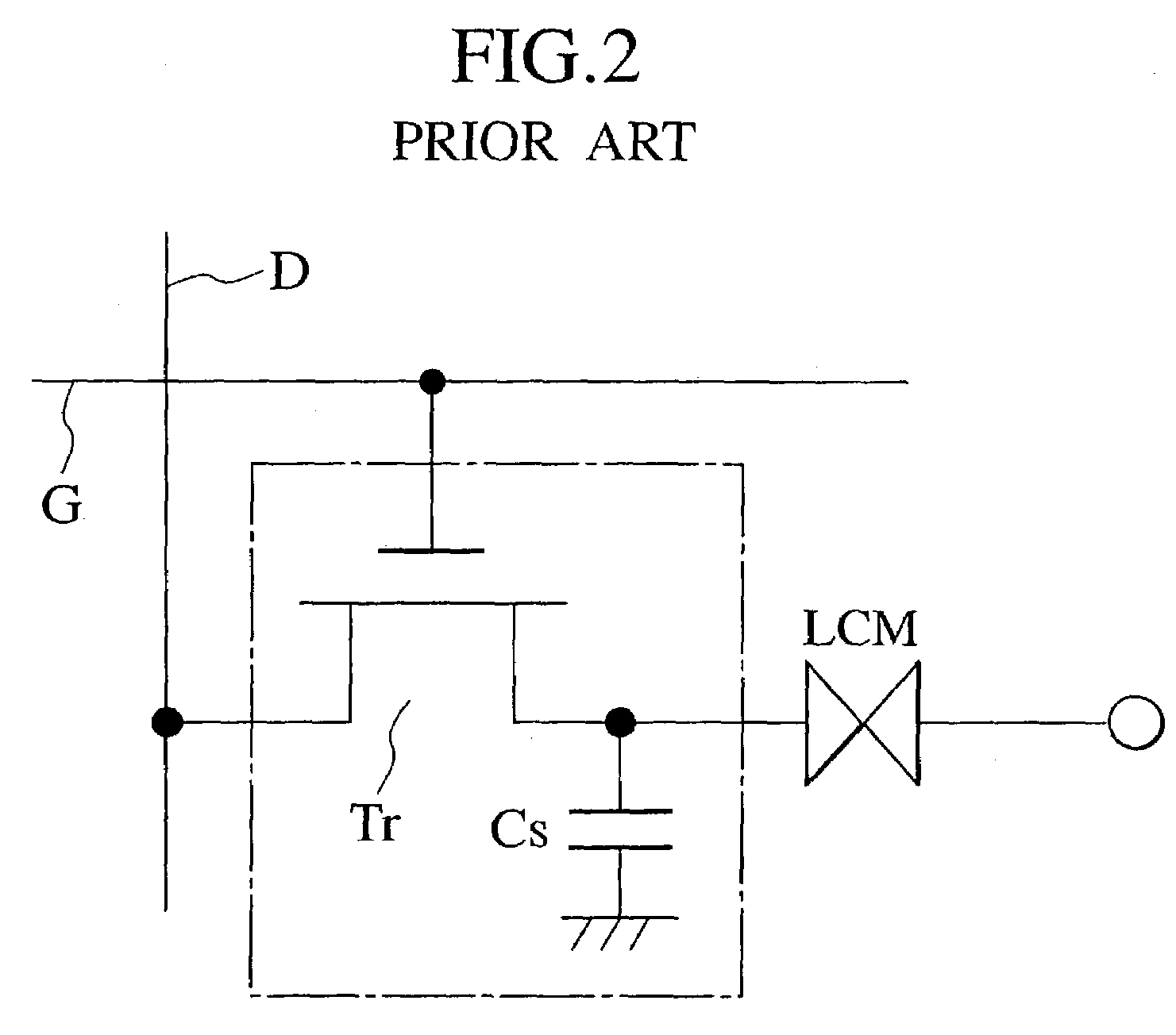 Active matrix liquid crystal display