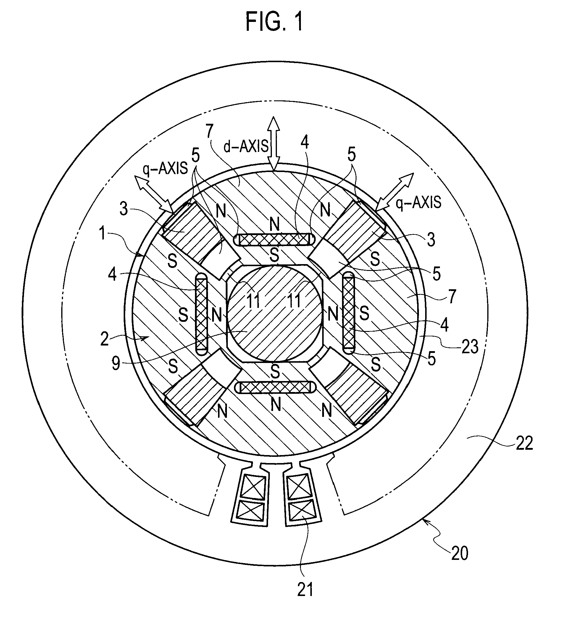 Permanent-magnet-type rotating electrical machine