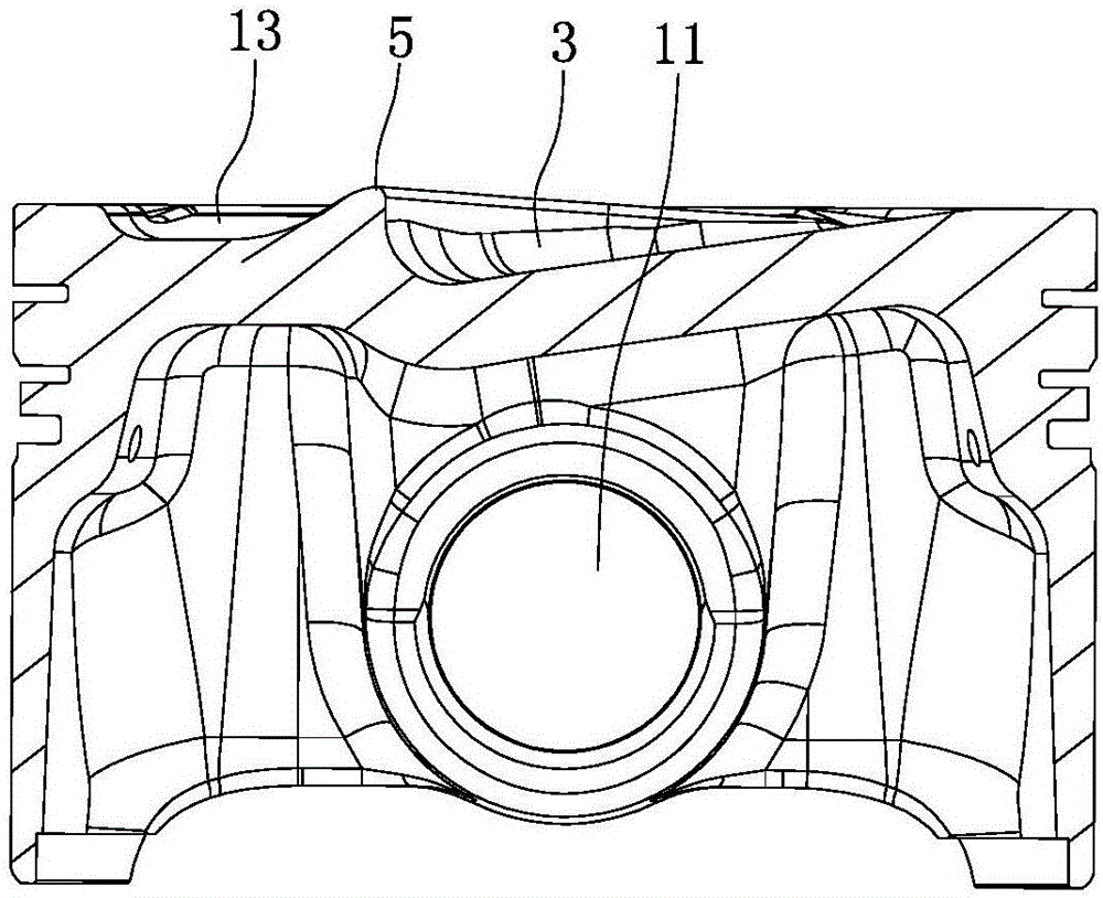 Piston for internal combustion engine