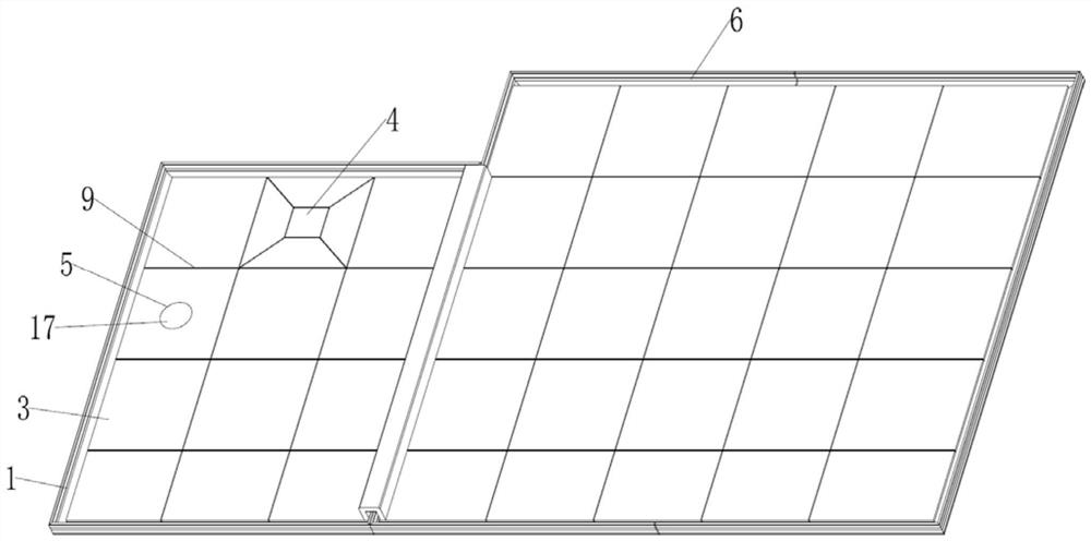 Assembly type integral bathroom base plate