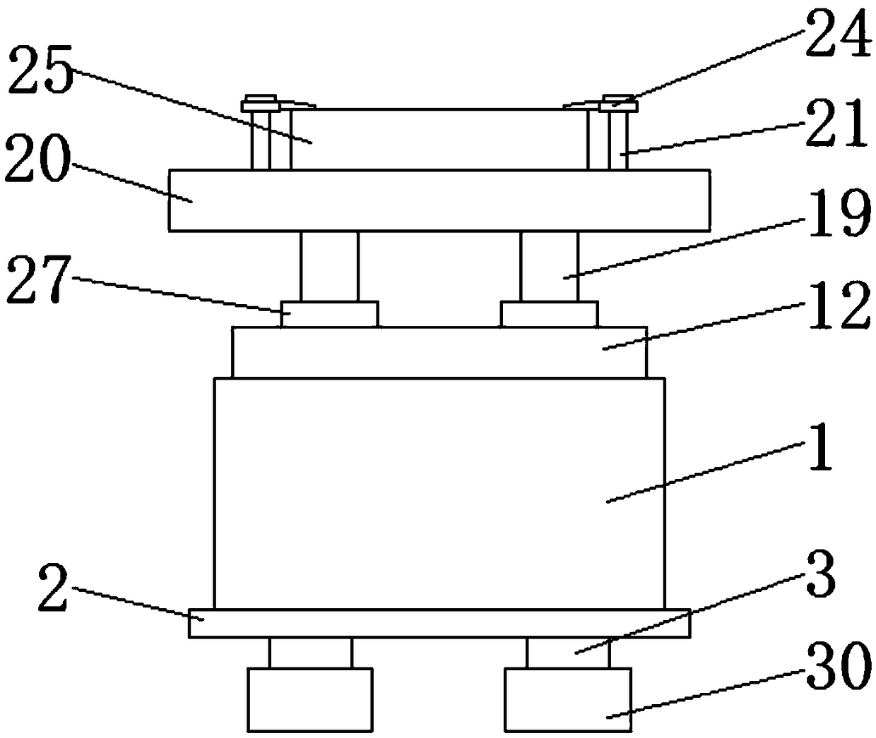 LIFI communication device and method with adjustment height