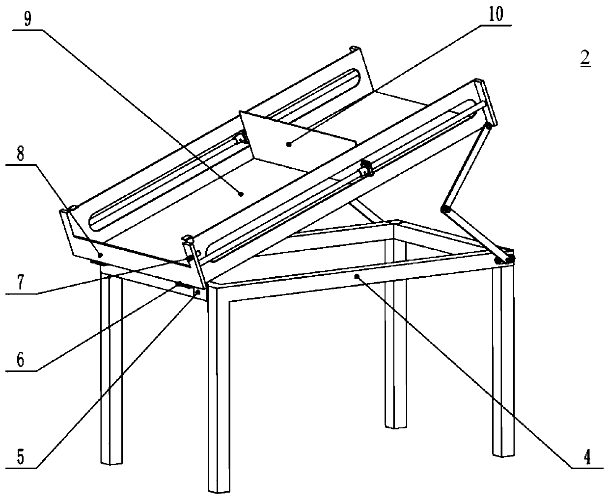 Automatic stripping and pasting device for sponge