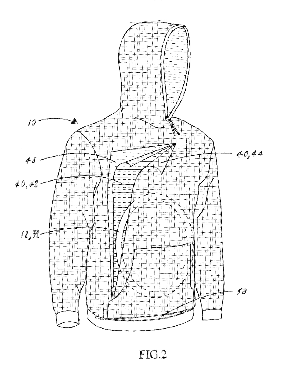 System For Applying Indicia To A Reversible Garment