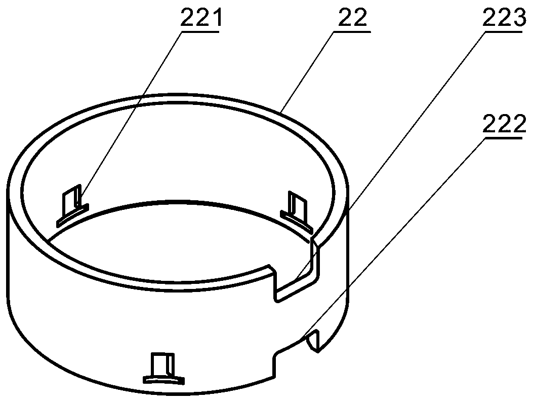 An elastic shielding ring for signal transmission
