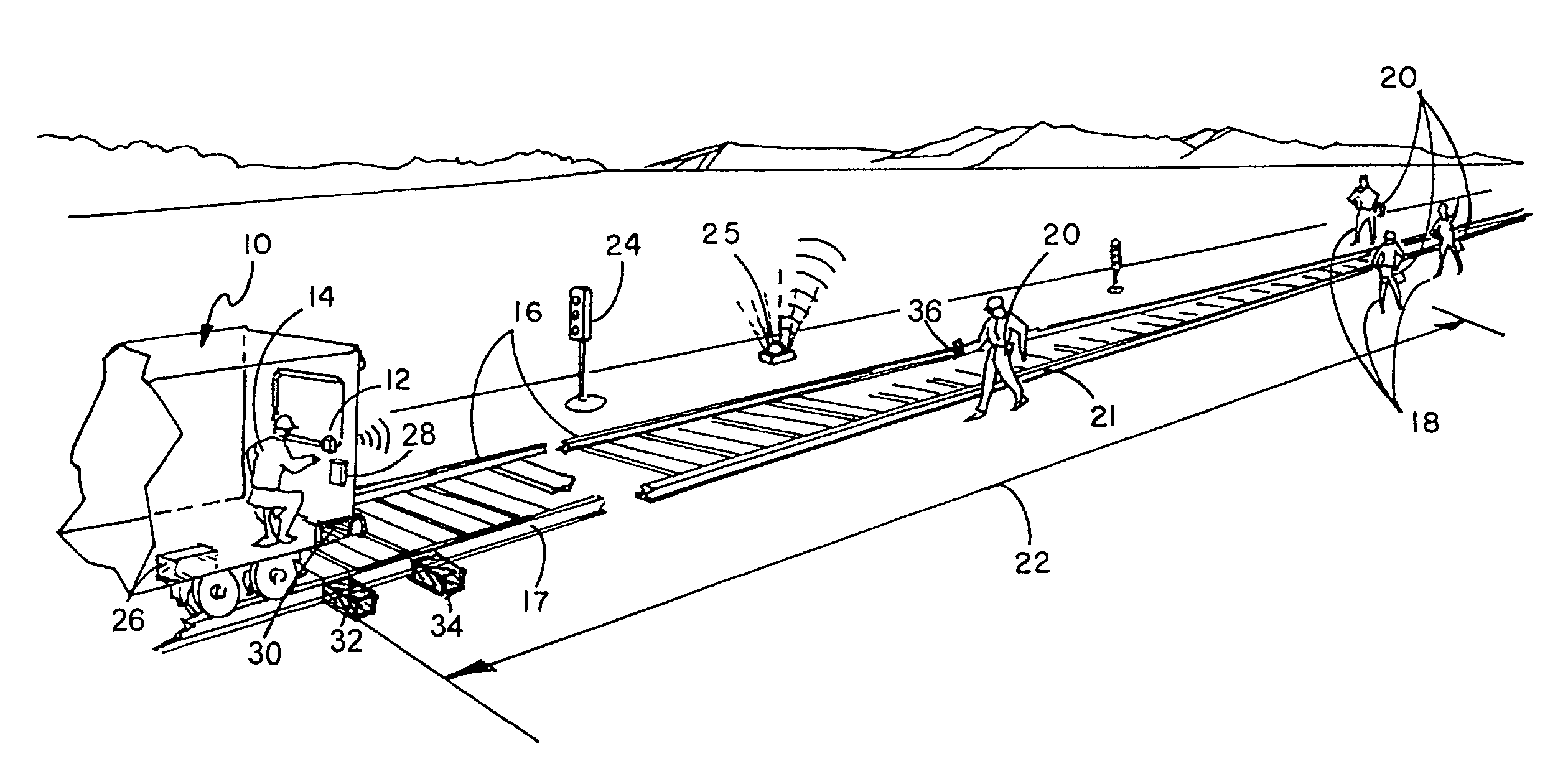 Safety system for railroad personnel