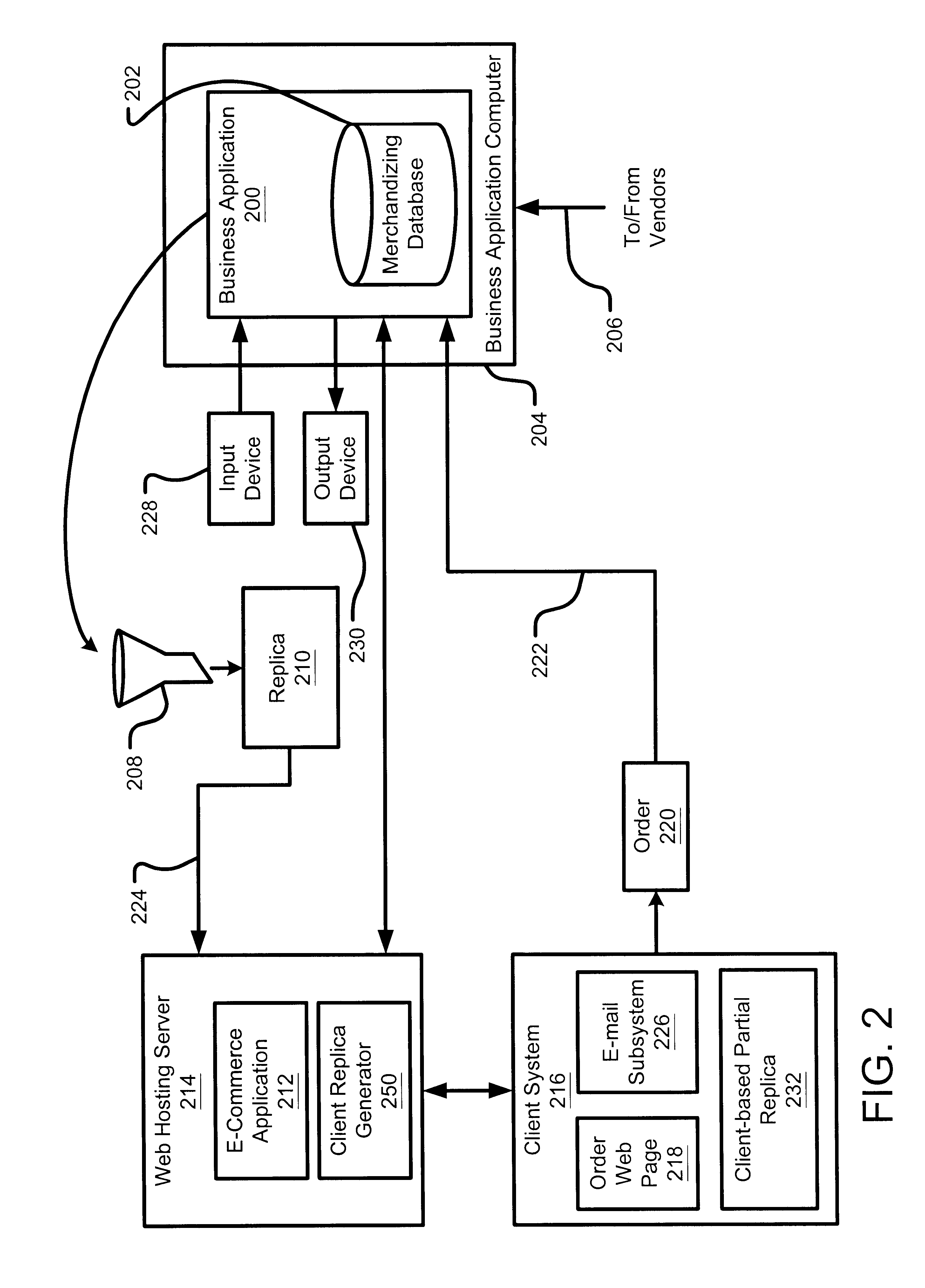 Merchandising system method, and program product utilizing an intermittent network connection