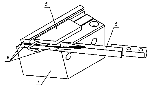 Punching device preventing automobile sealing strip with skeleton from machining deformation