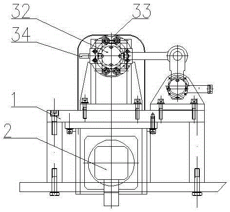 High-temperature vacuum fretting corrosion-wear test bed