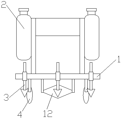 Sowing film laying machine