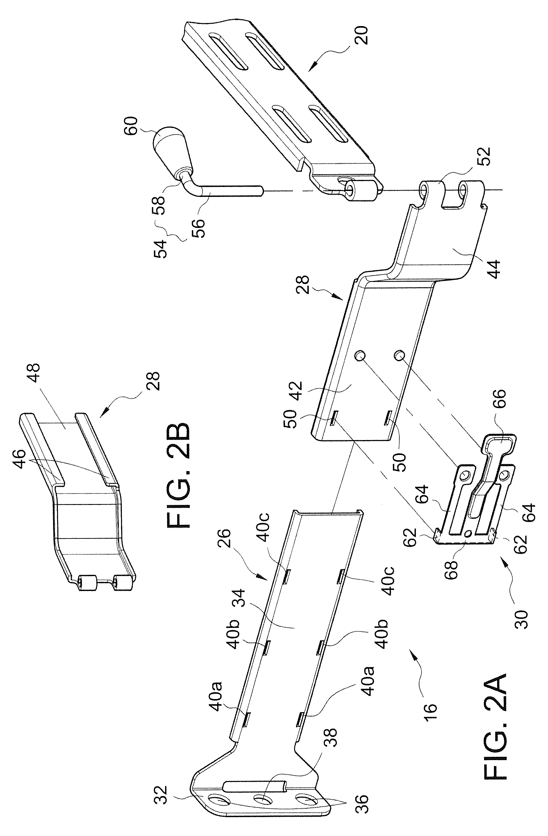 Adjustment device for cable management arm