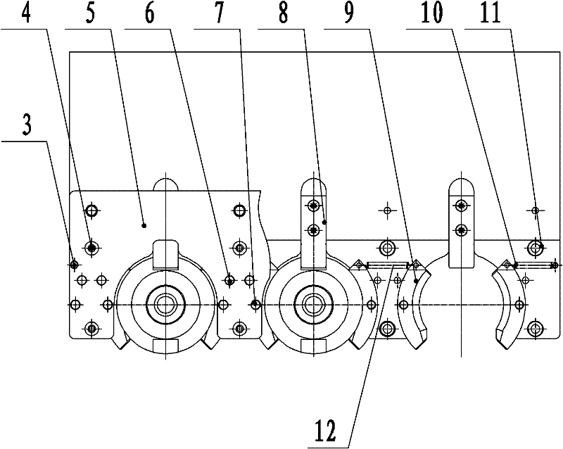 Tool storage mechanism of numerically controlled drilling and milling machine