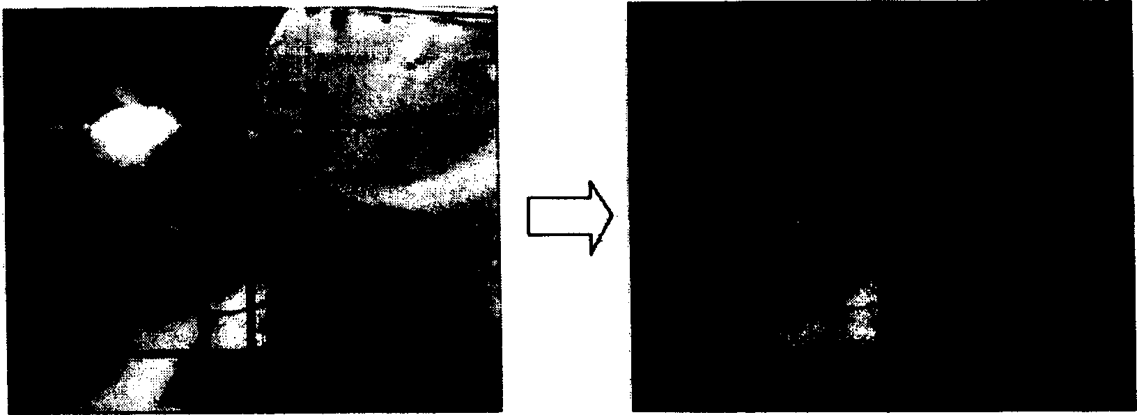 Method for detecting exciting part in sports game video frequency