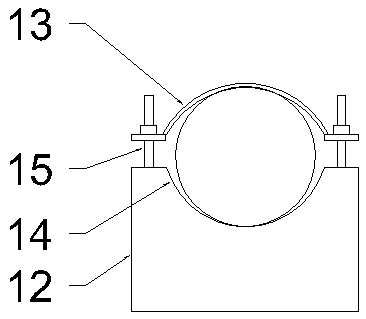 Rubber plug punching device