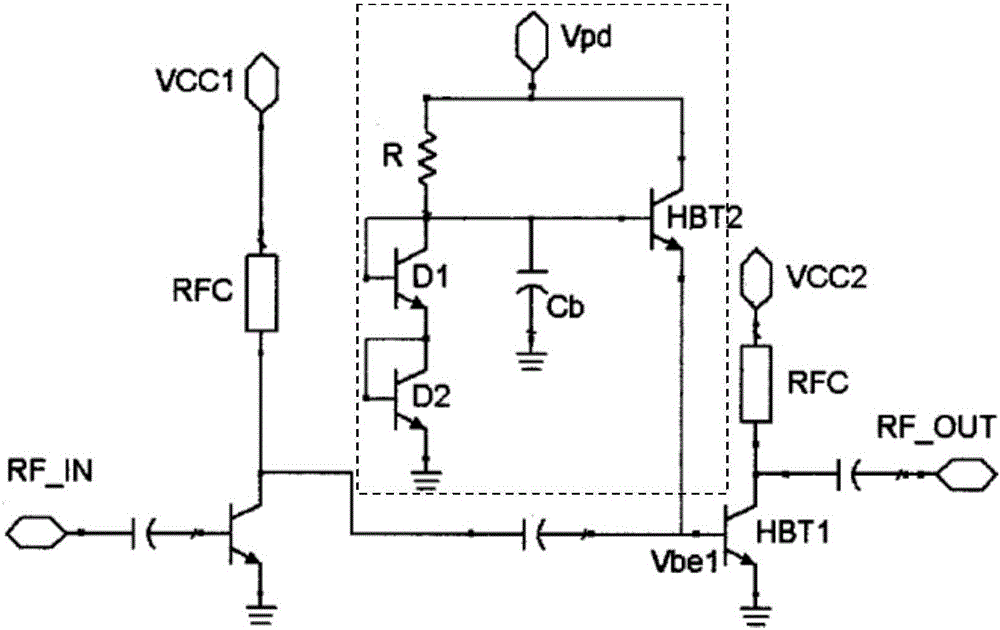 Temperature compensating circuit of power amplifier
