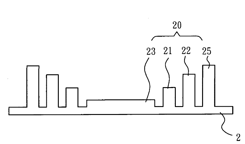 Multi-chip semiconductor package structure without outer leads and lead frame thereof