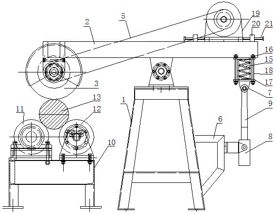 Structural steel surface sanding device