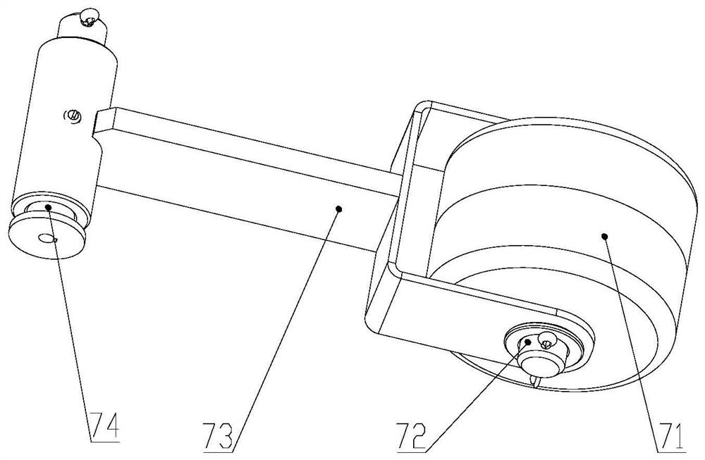 Sugarcane harvester and front suspension header root cutting depth control device and method thereof